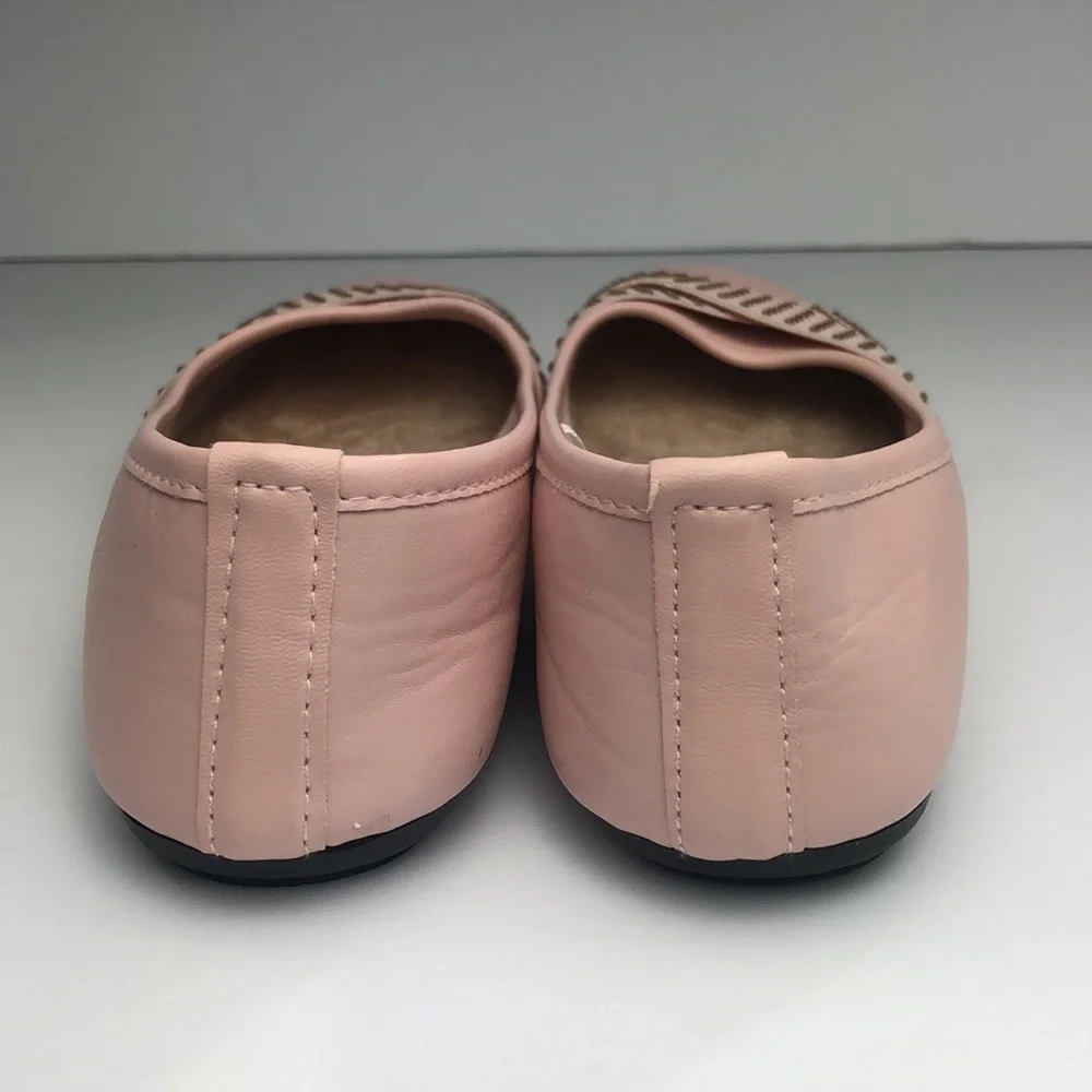 Daisy Fuentes girls ballet flats pink size 1